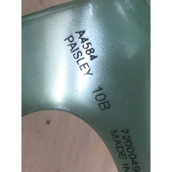 Coach Flower Sandals Monogram Logo Thong Slingback Jelly A4584 Size 10B - Picture 3 of 4